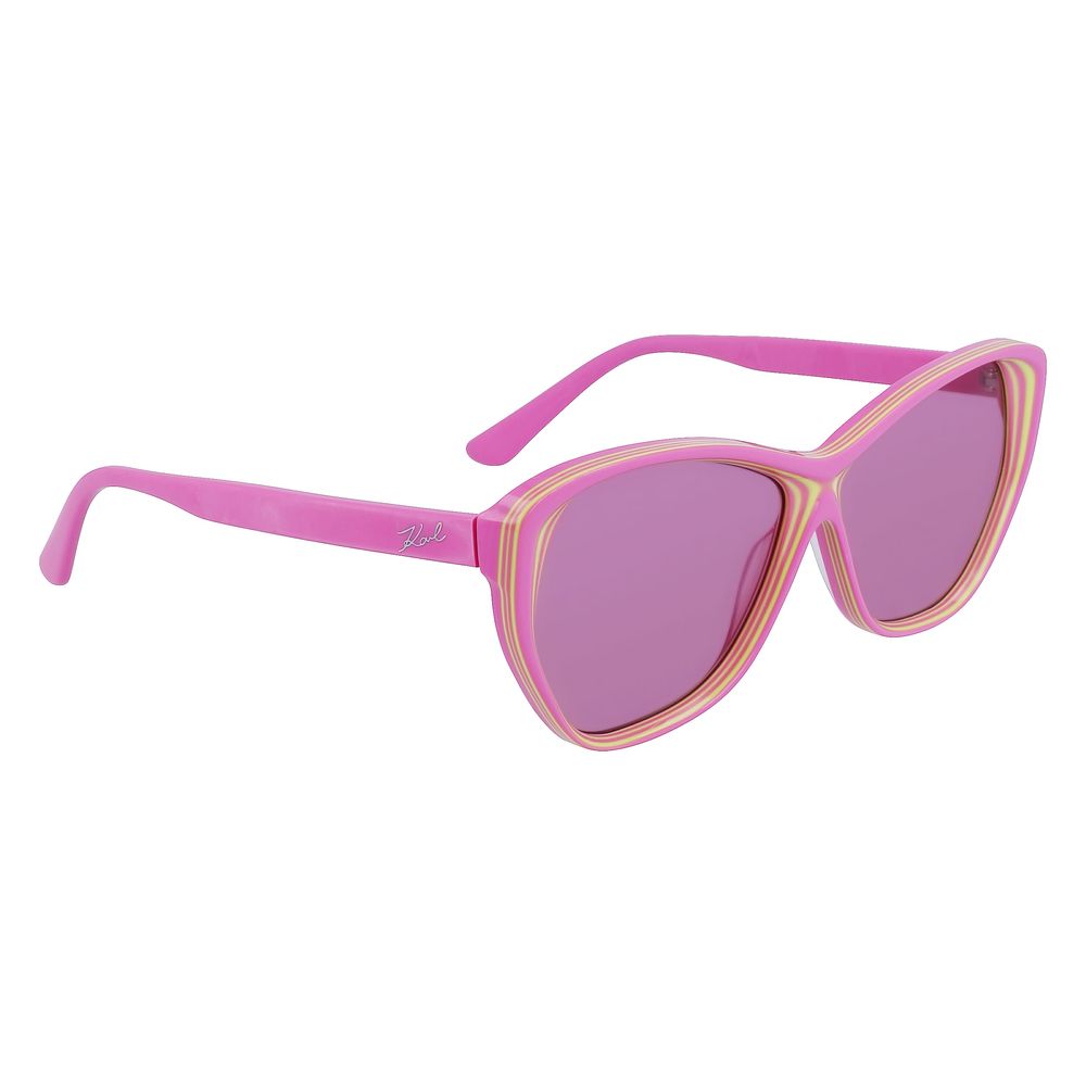 Lunettes de soleil en acétate multicolore Karl Lagerfeld