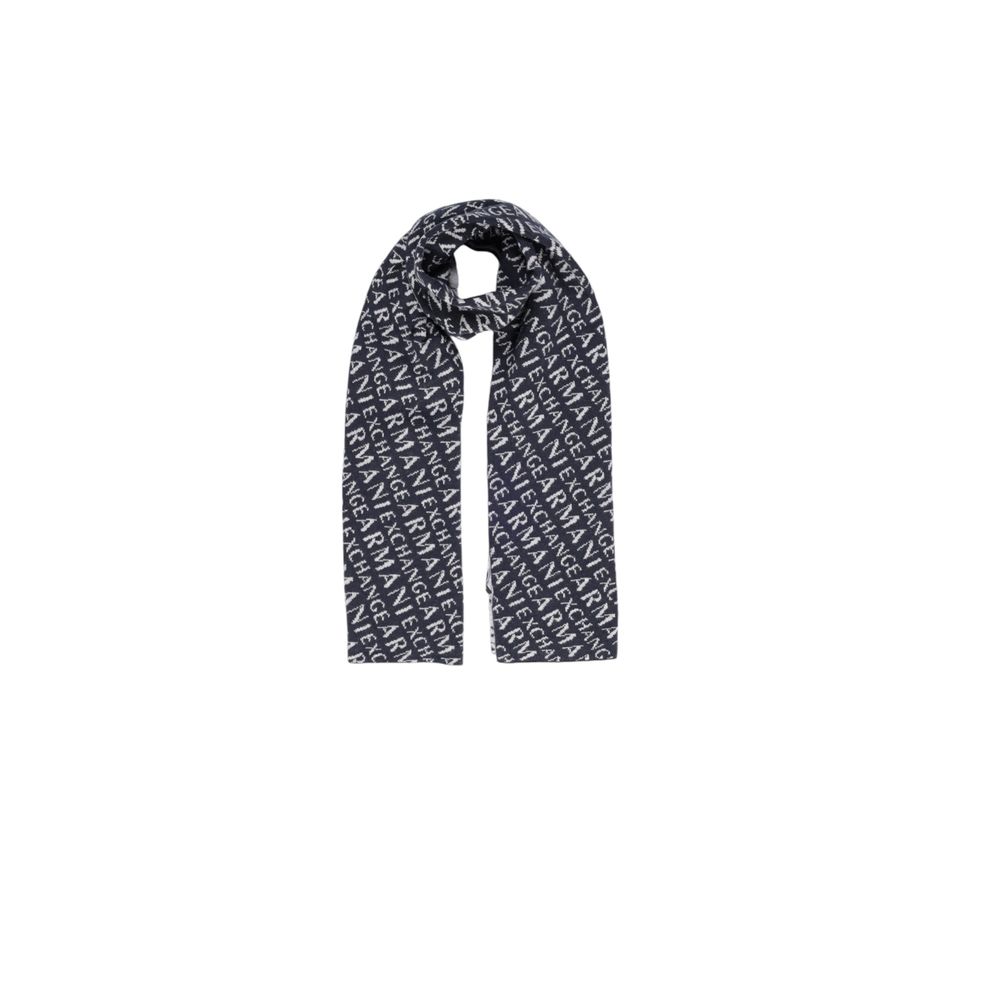 Écharpe Armani Exchange en polyamide bleu