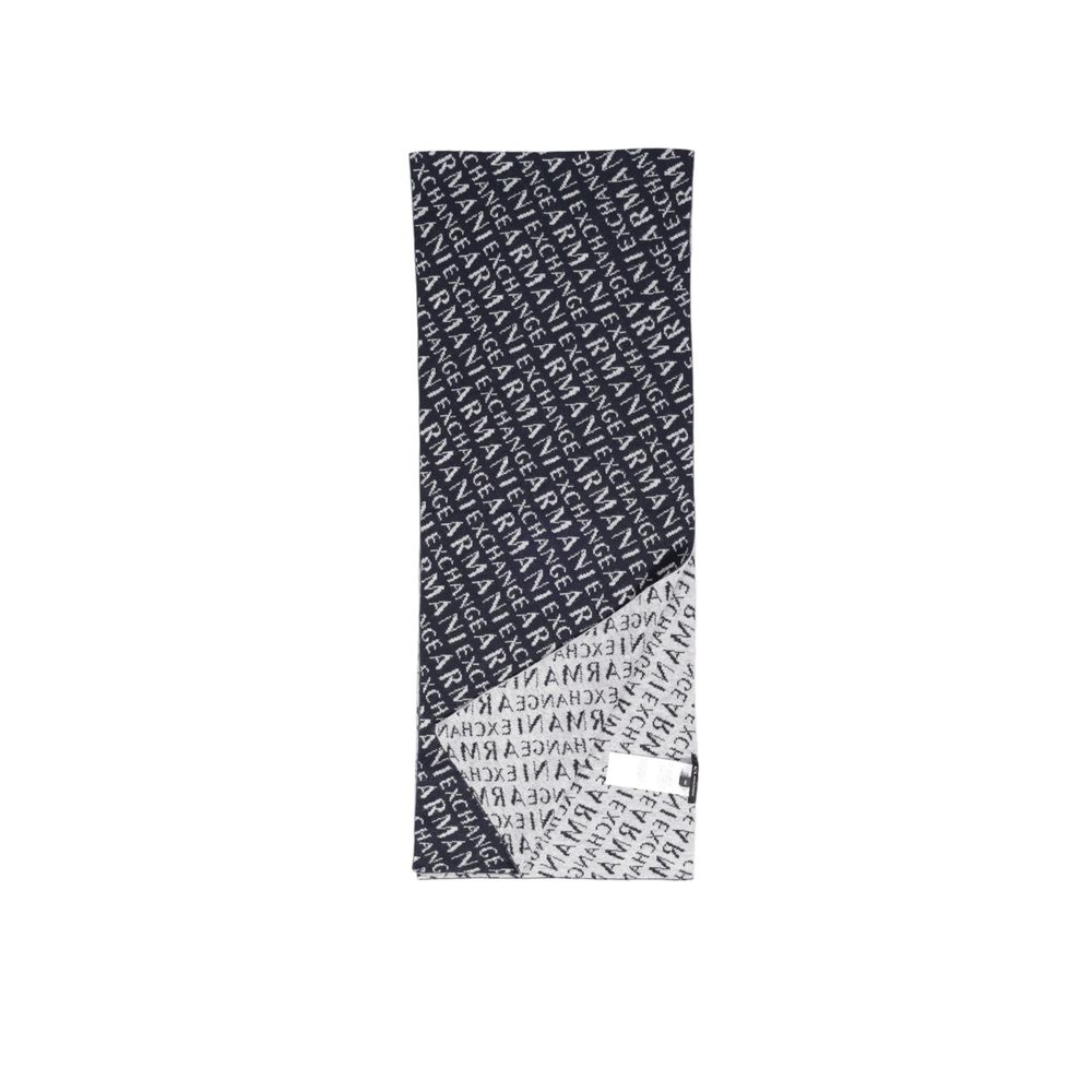 Écharpe Armani Exchange en polyamide bleu
