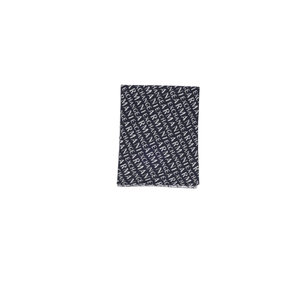 Écharpe Armani Exchange en polyamide bleu
