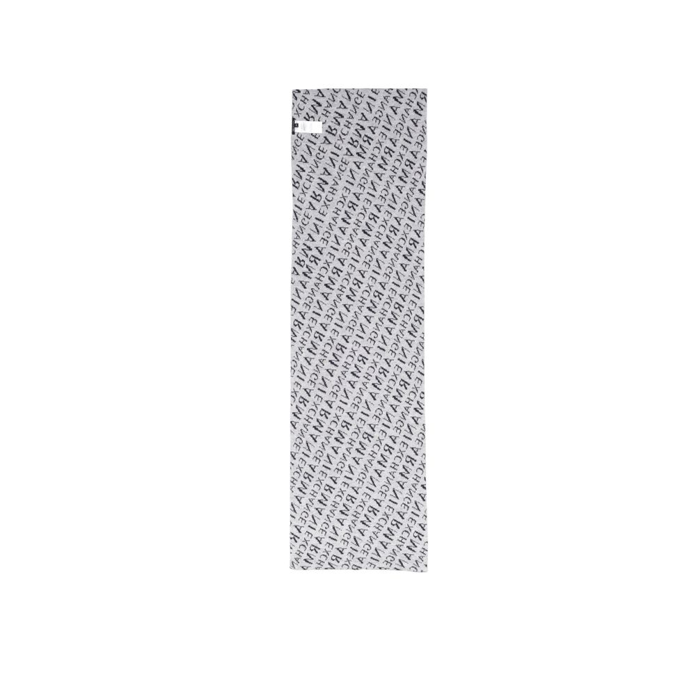 Écharpe Armani Exchange en polyamide bleu