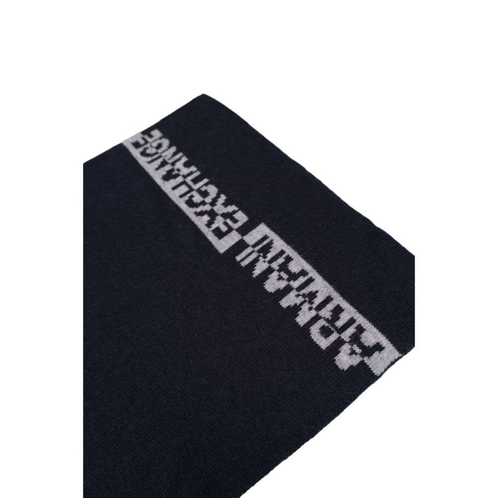 Écharpe Armani Exchange en polyamide bleu