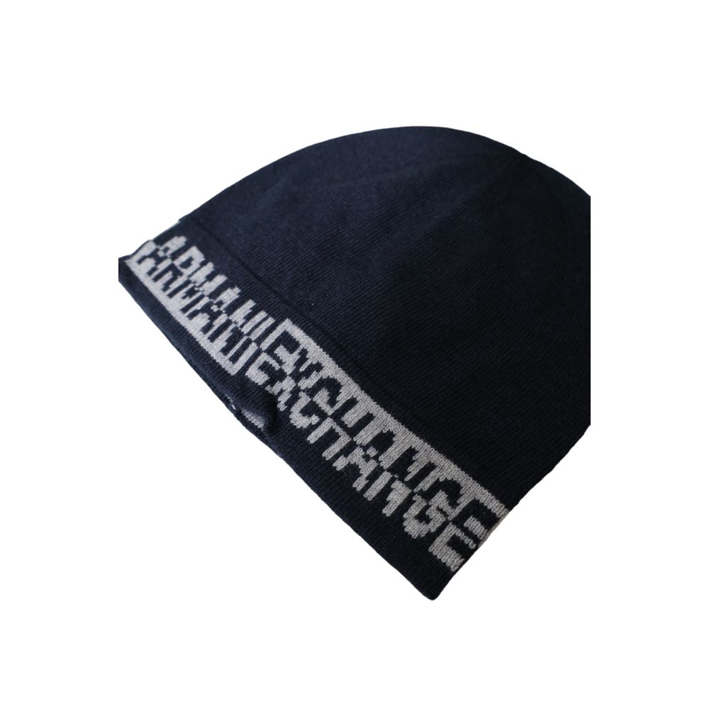 Écharpe Armani Exchange en polyamide bleu