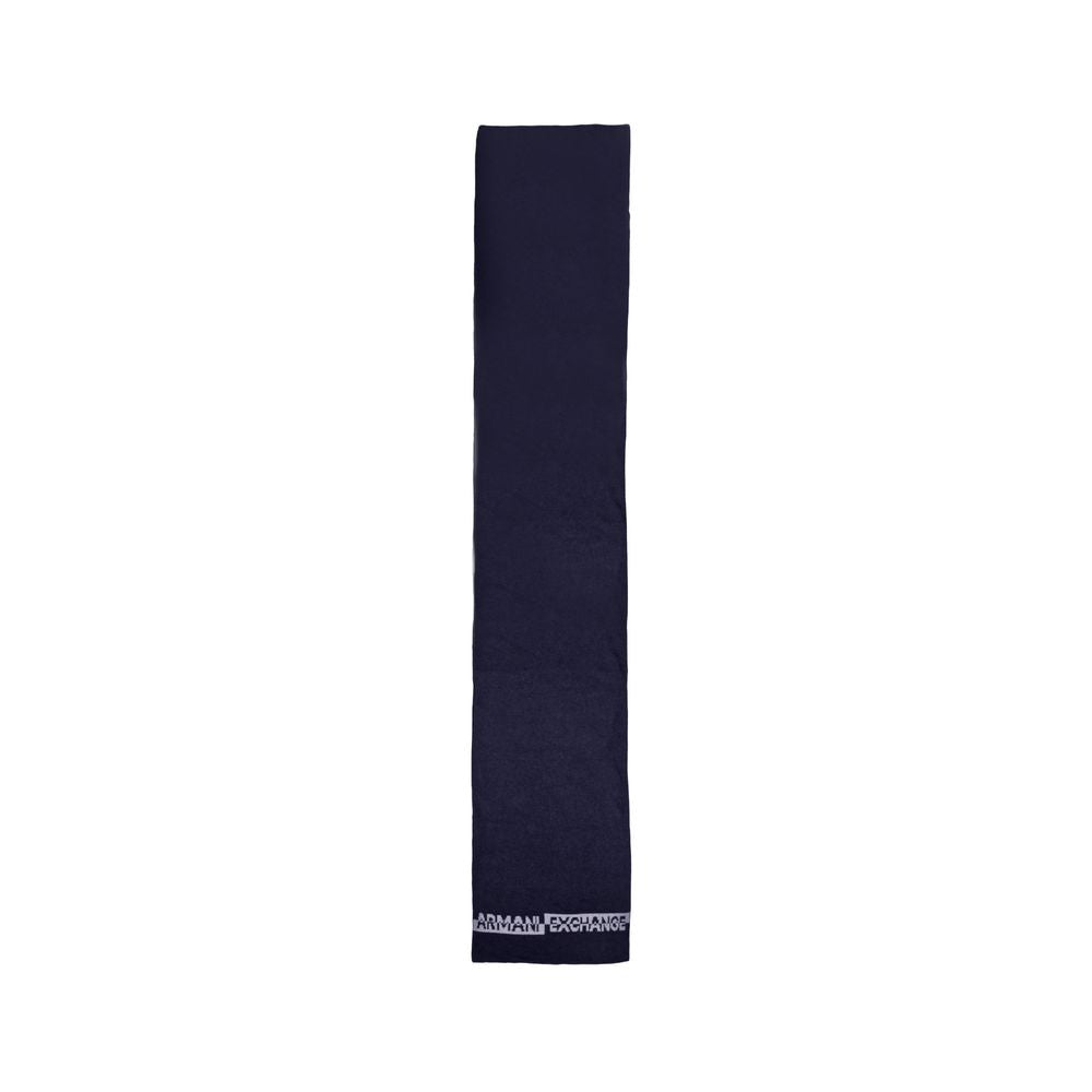 Écharpe Armani Exchange en polyamide bleu