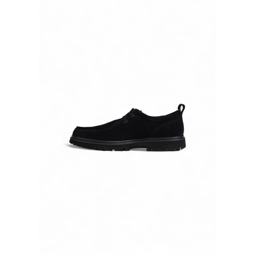 Chaussures richelieu et derby en daim noir Calvin Klein Jeans