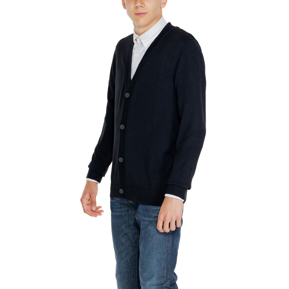 Cardigan en coton noir Jack Jones