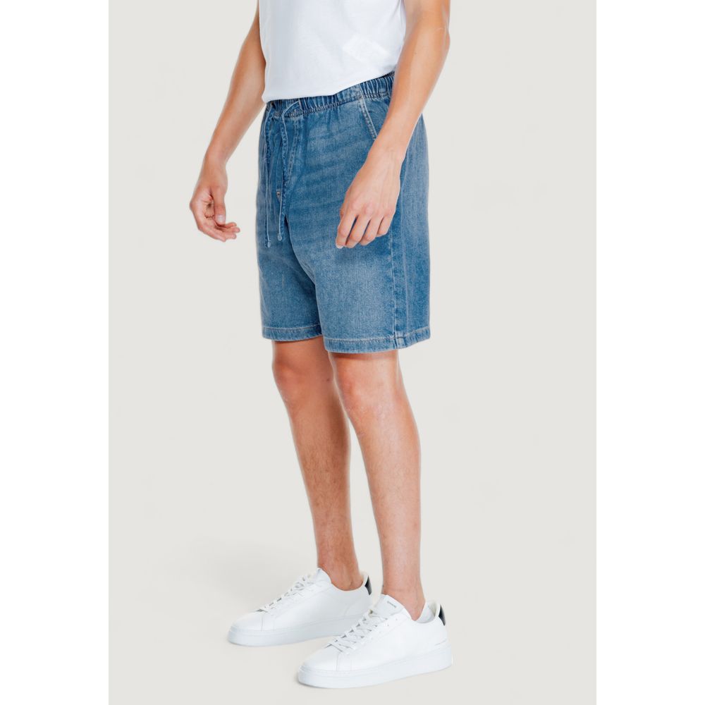 Bermuda en coton bleu clair Jack Jones