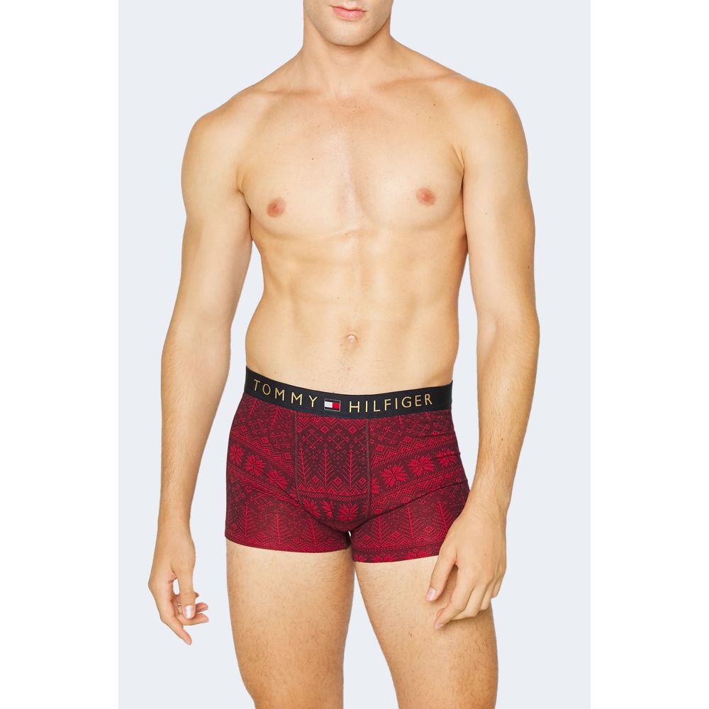 Boxer en coton bordeaux Tommy Hilfiger