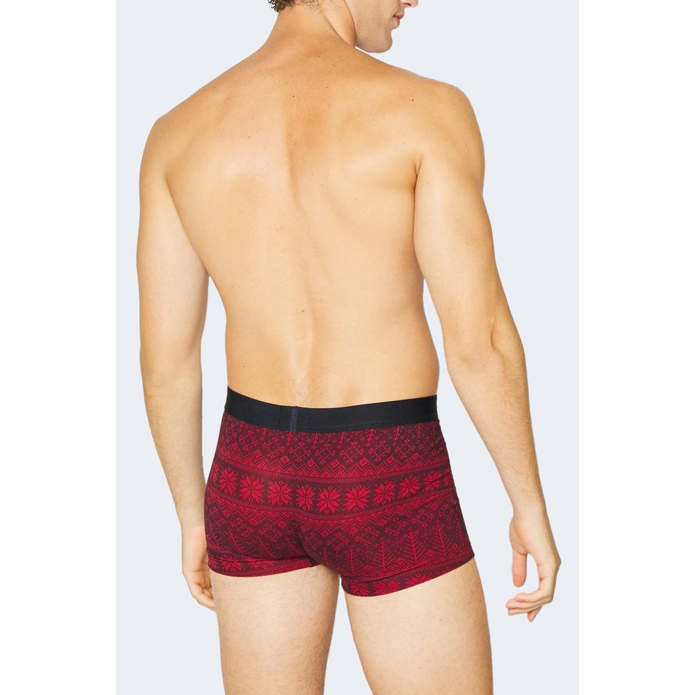 Boxer en coton bordeaux Tommy Hilfiger