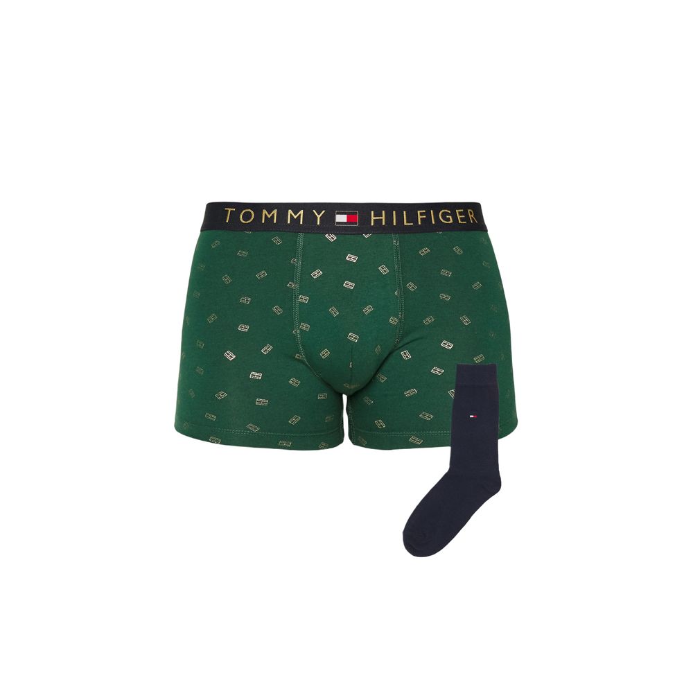 Boxer en coton vert Tommy Hilfiger