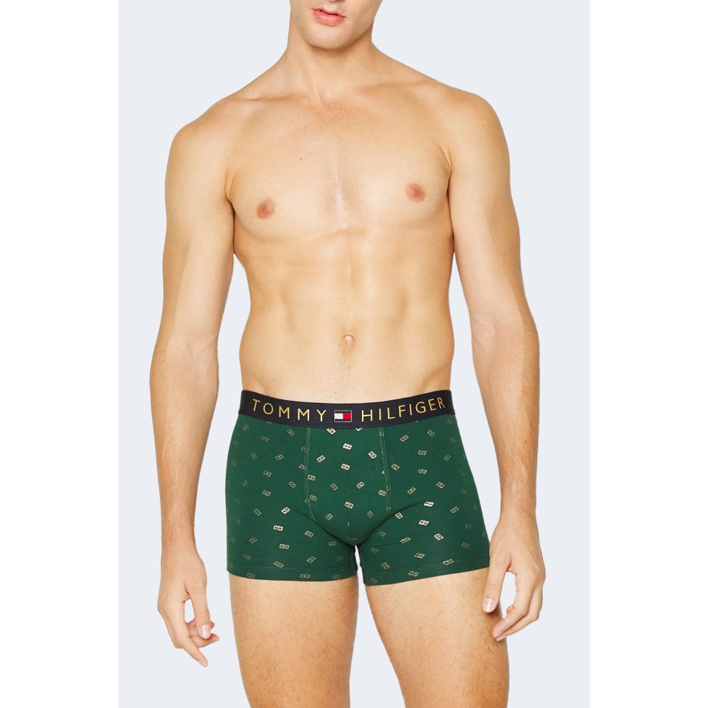 Boxer en coton vert Tommy Hilfiger
