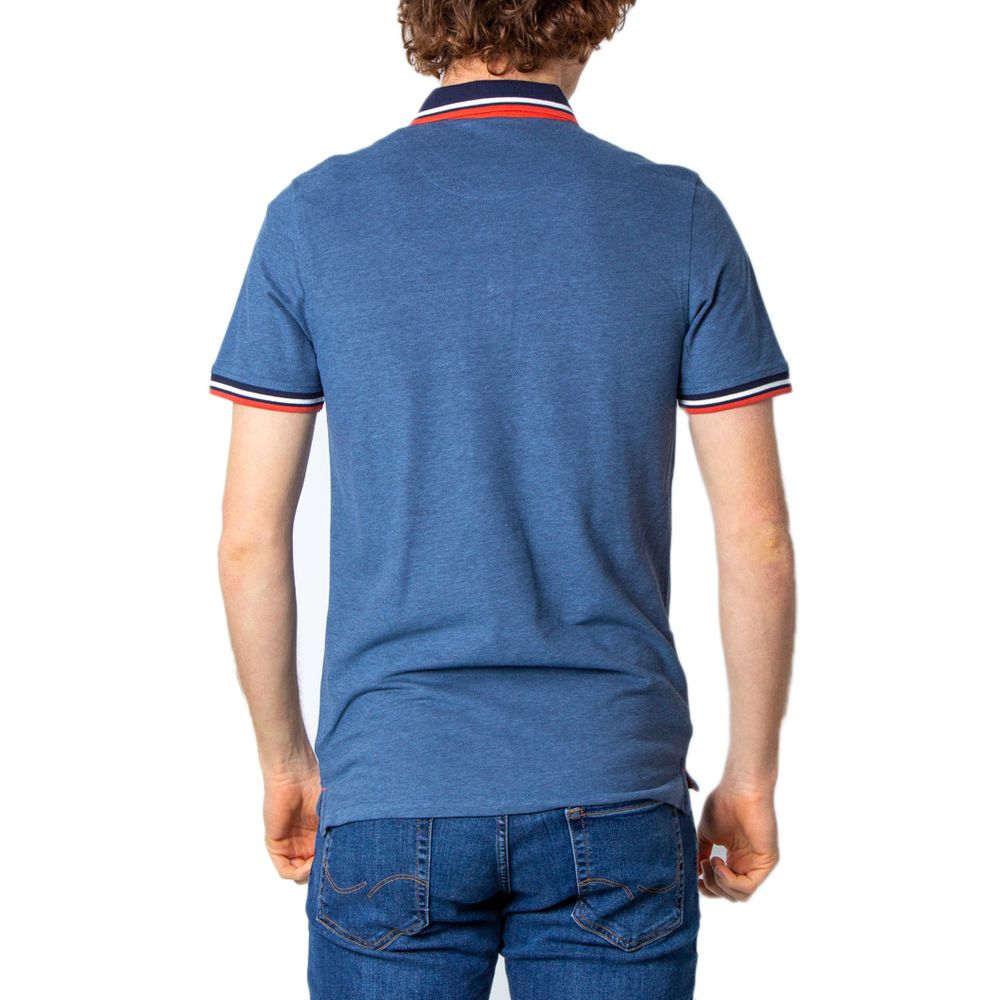 Polo en coton bleu Jack Jones