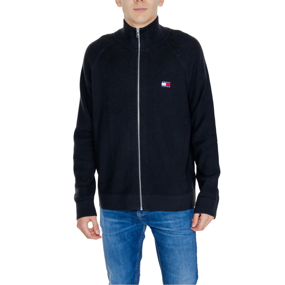Cardigan en coton noir Tommy Hilfiger Jeans