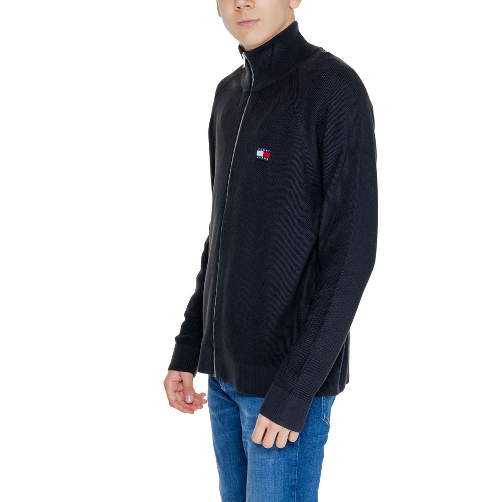 Cardigan en coton noir Tommy Hilfiger Jeans