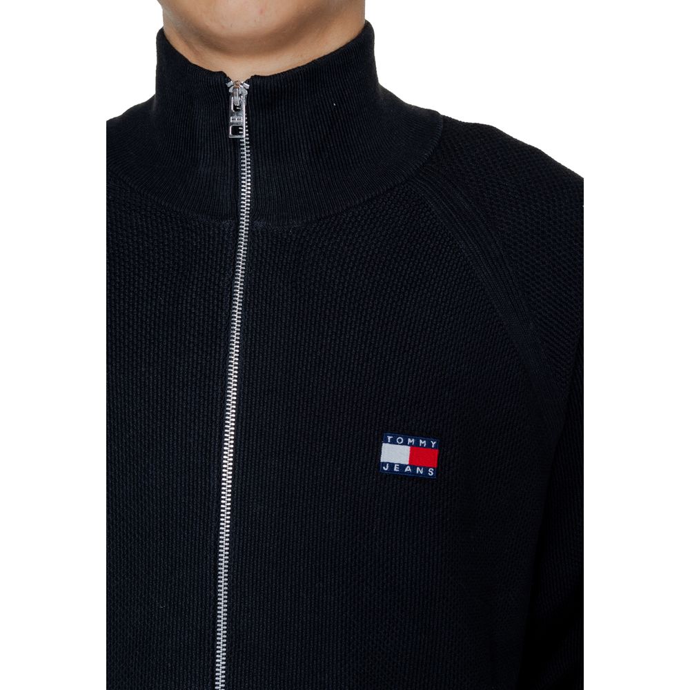 Cardigan en coton noir Tommy Hilfiger Jeans