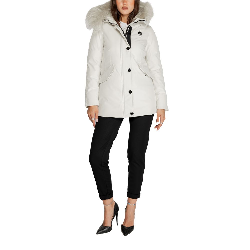 Parka blanche en polyester Blauer