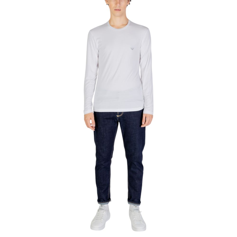 Emporio Armani Underwear White Modal Long Sleeve