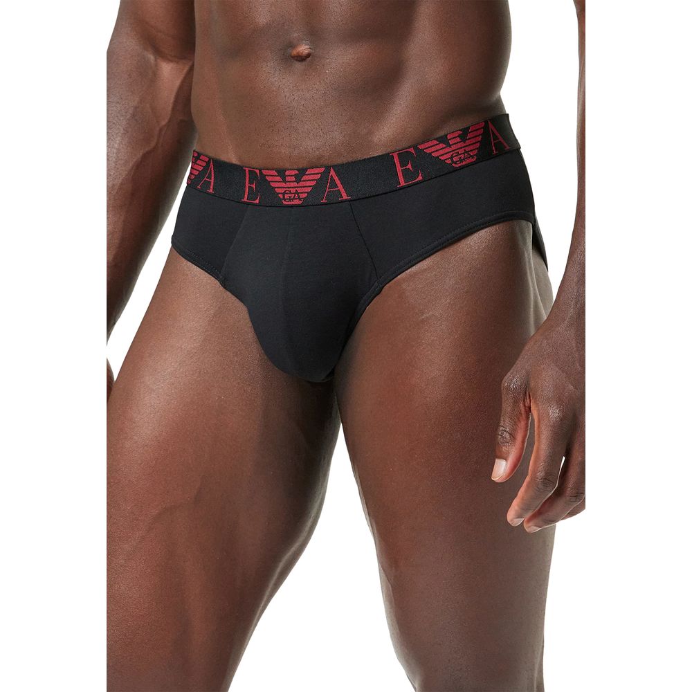 Sous-vêtements en coton rouge Emporio Armani Underwear