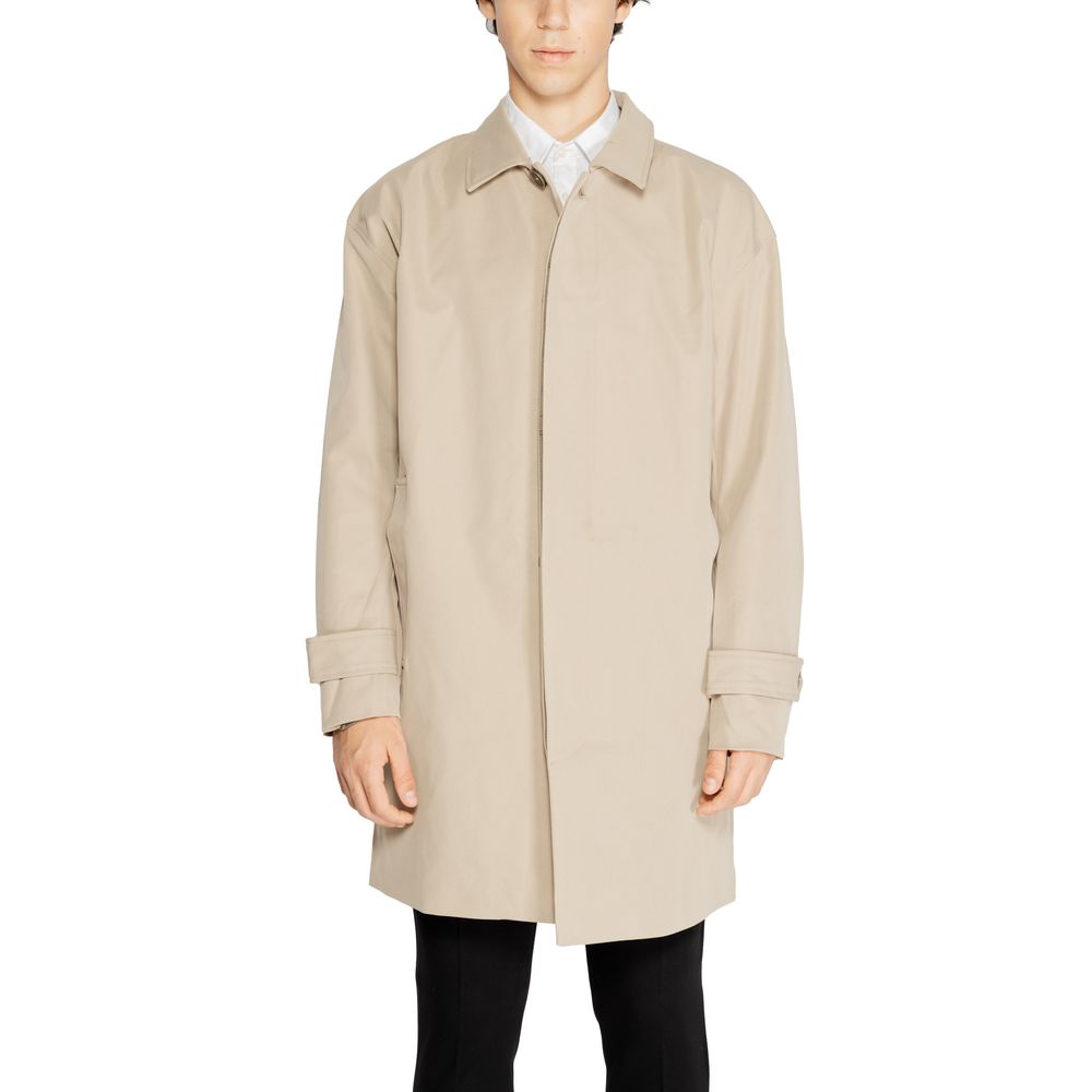 Trench-coat beige en polyester Only &amp; Sons