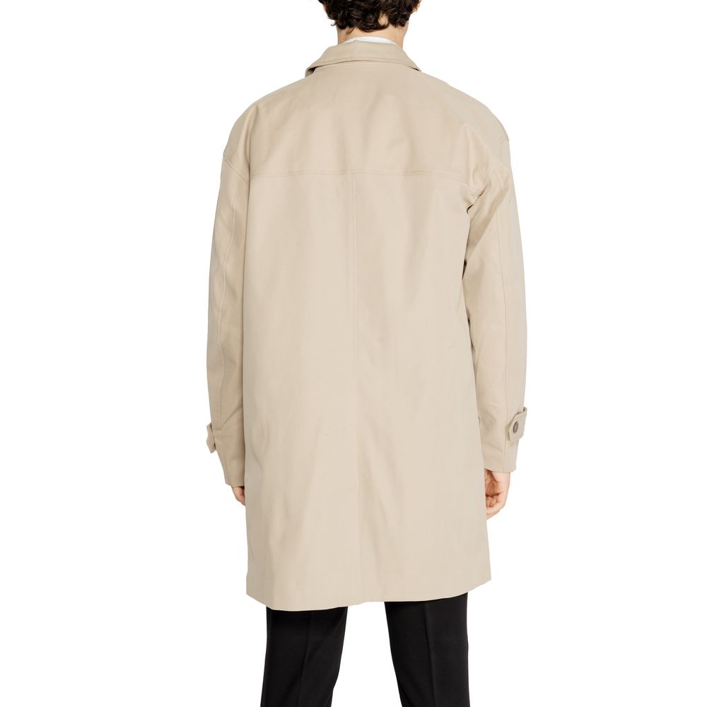 Trench-coat beige en polyester Only &amp; Sons