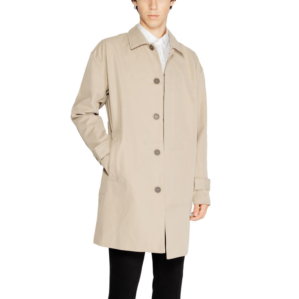 Trench-coat beige en polyester Only &amp; Sons