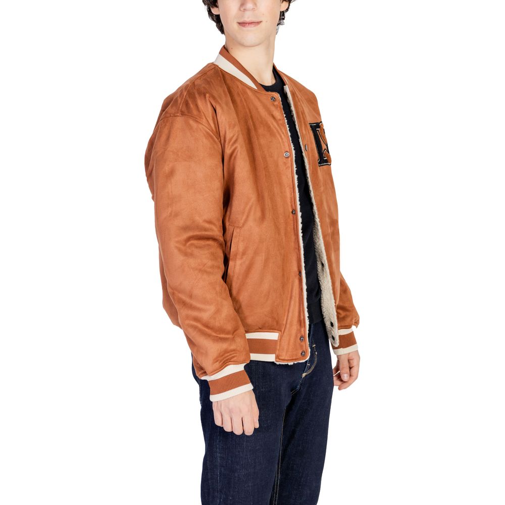 Only & Sons Brown Polyester Jackets & Coat