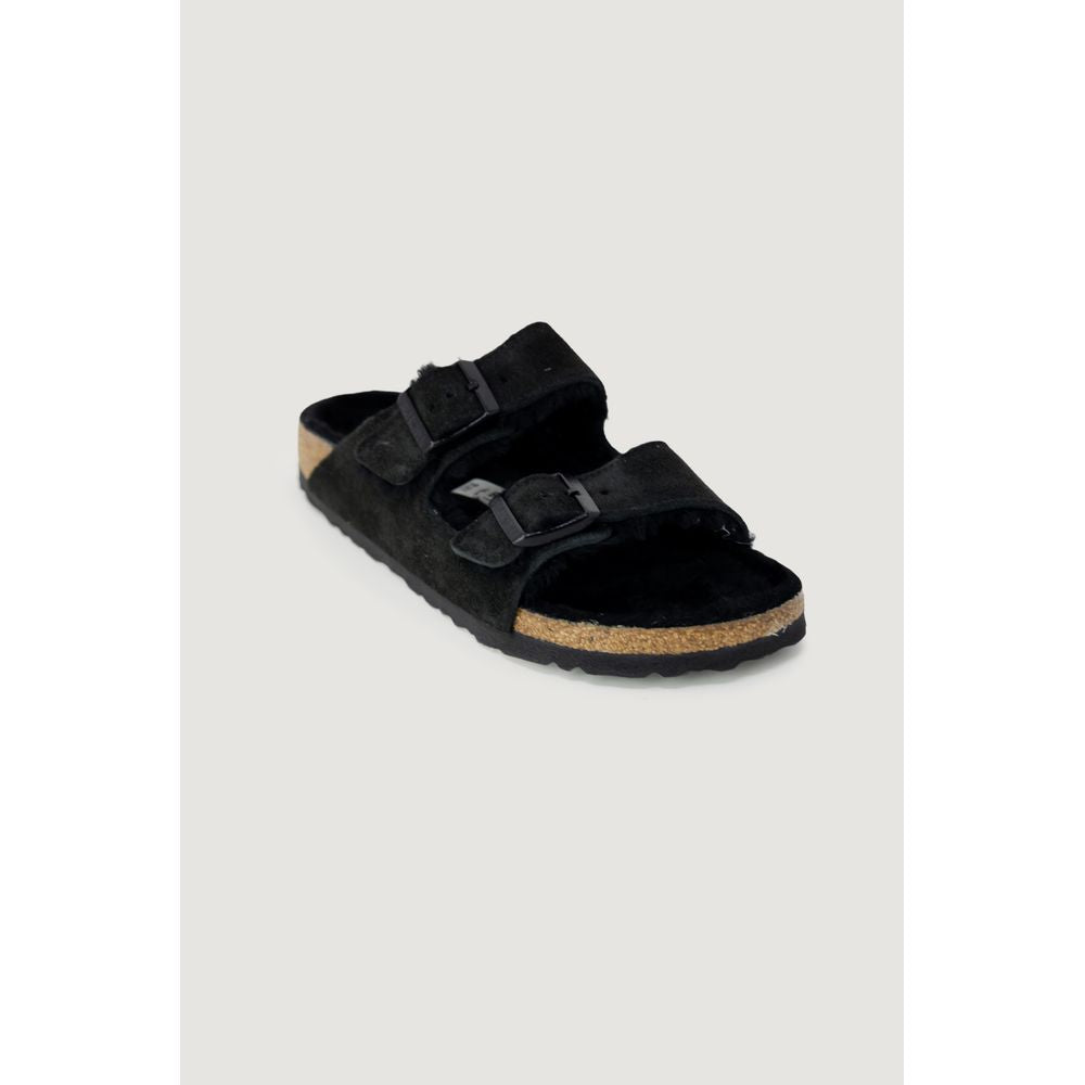 Sandale Birkenstock en cuir suédé noir