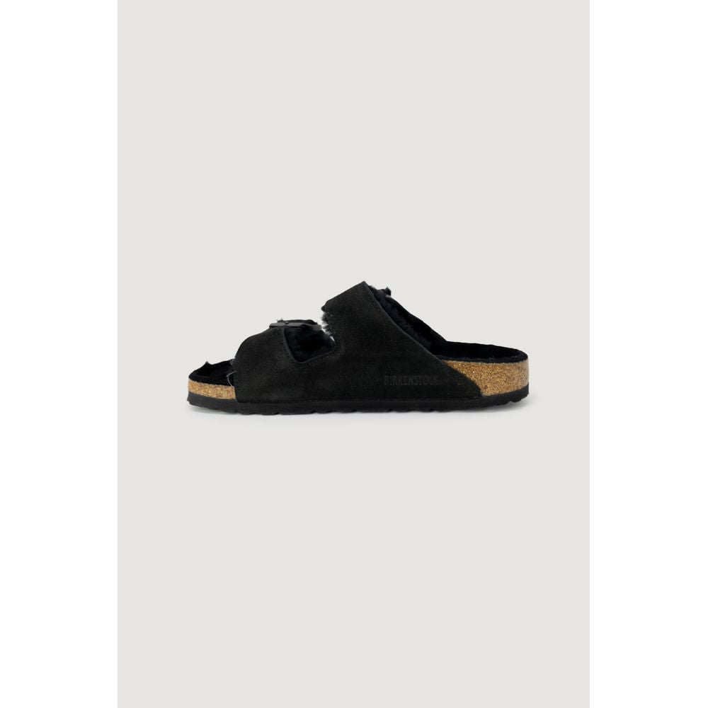 Sandale Birkenstock en cuir suédé noir
