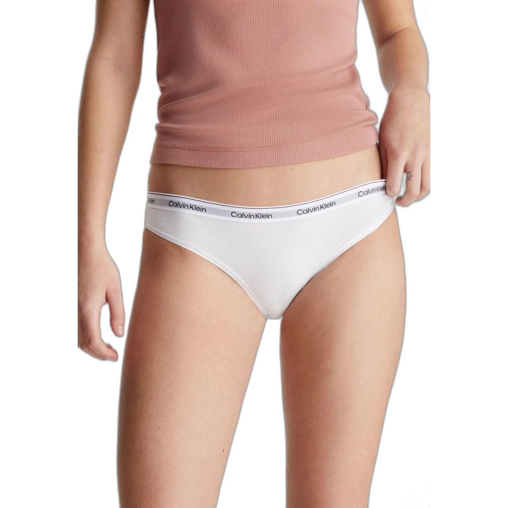 Culotte en coton blanc Calvin Klein Underwear