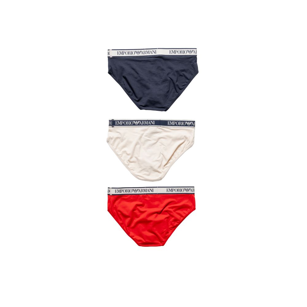 Sous-vêtements en coton rouge Emporio Armani Underwear
