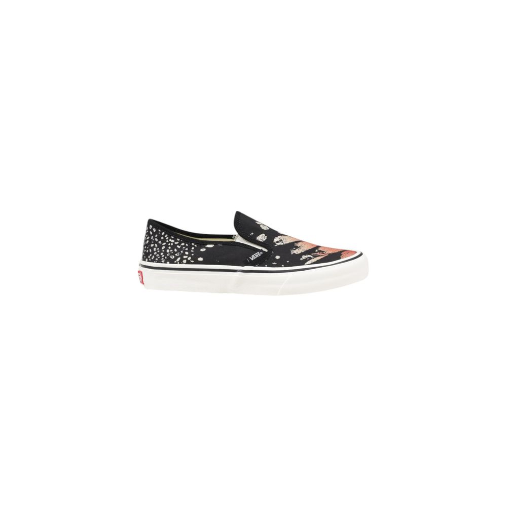 Baskets en cuir noir Vans
