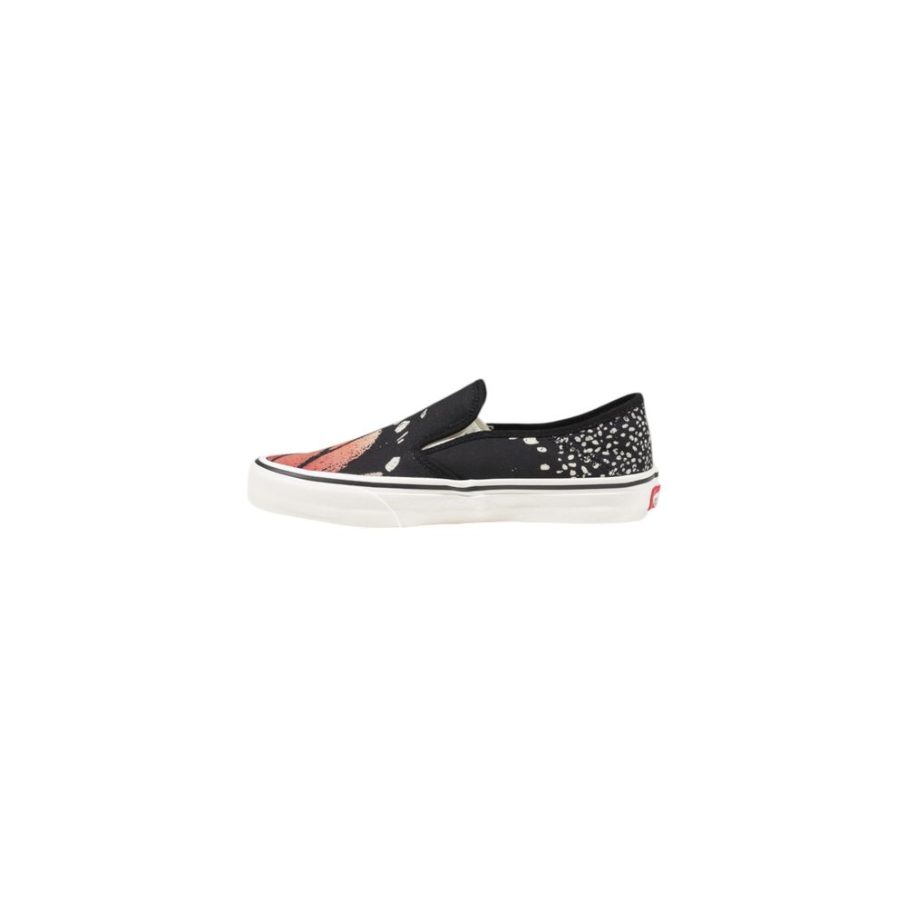 Baskets en cuir noir Vans