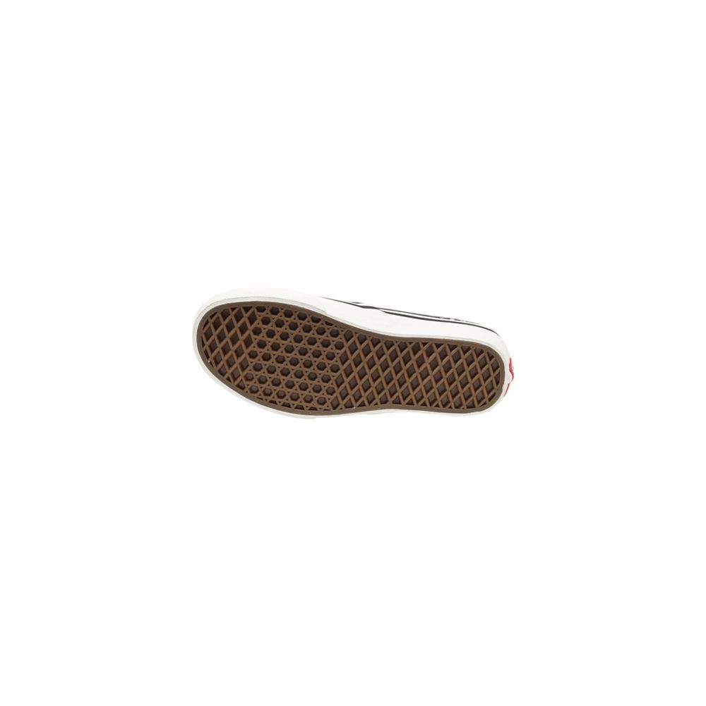 Baskets en cuir noir Vans