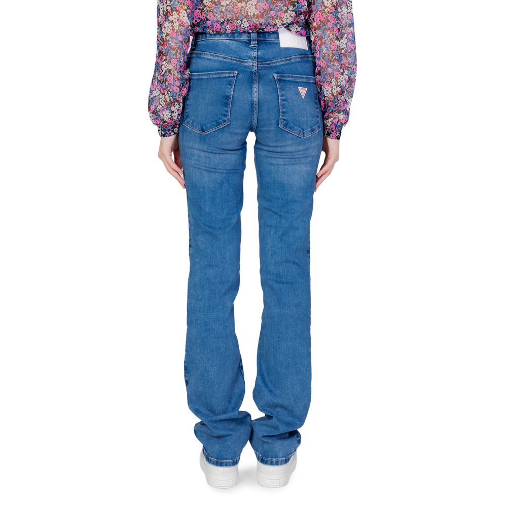 Jean mom Guess bleu clair en coton biologique