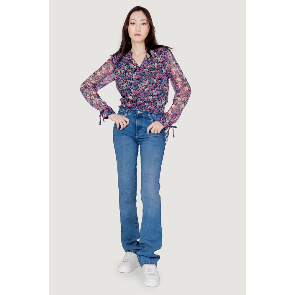 Jean mom Guess bleu clair en coton biologique