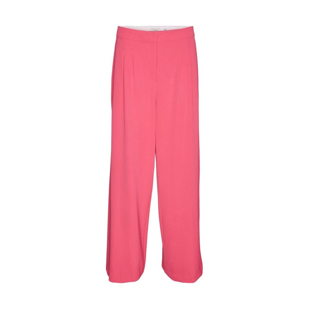 Pantalon en polyester rose Vero Moda