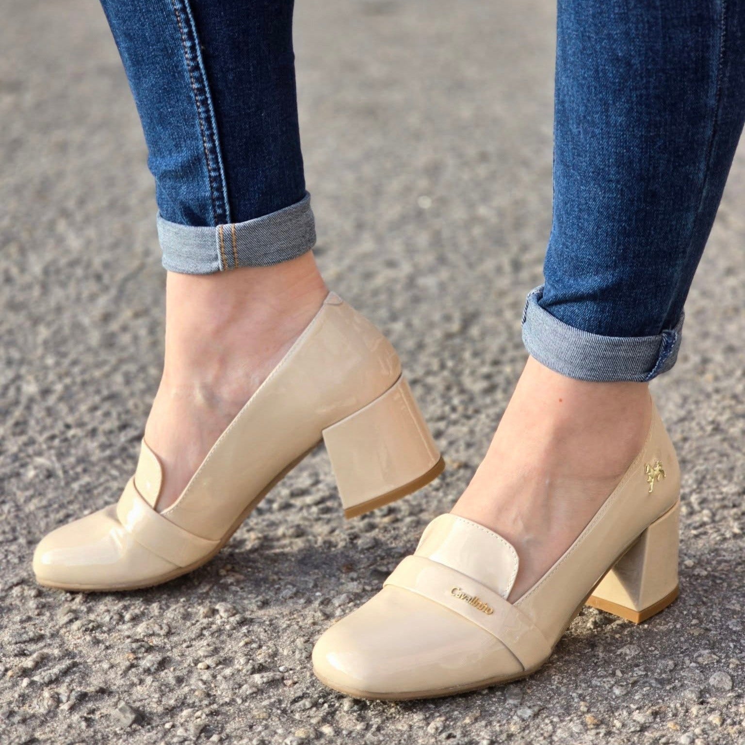 Enchante Block Heel Loafers