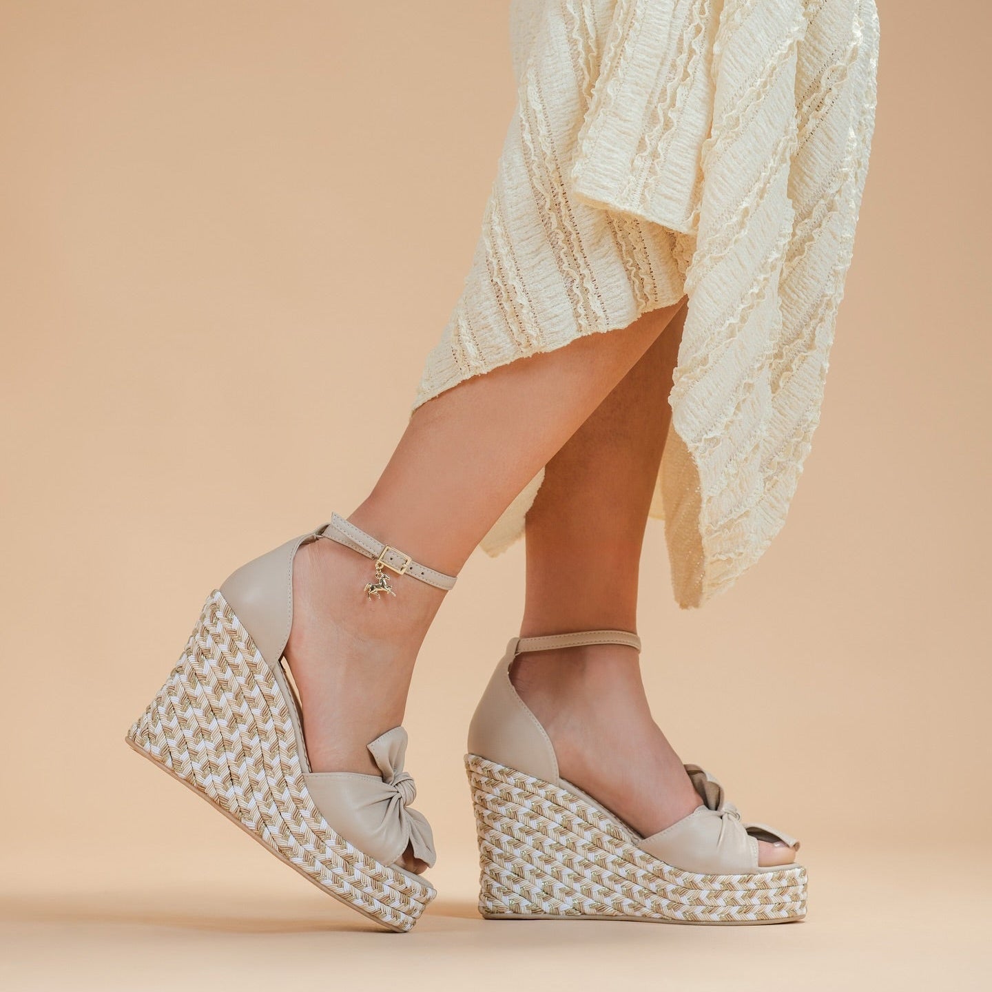 Golden Breeze Wedge Sandal