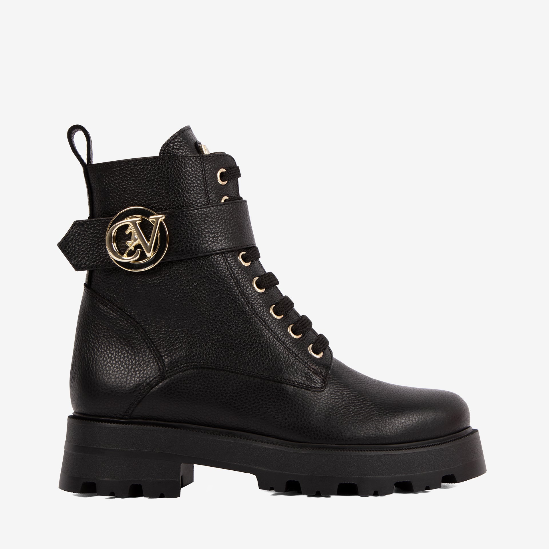 Signature CV Ankle Leather Boots