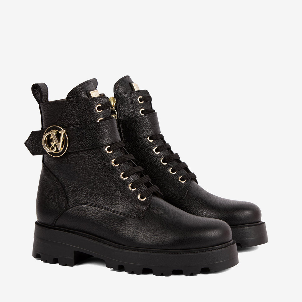 Signature CV Ankle Leather Boots