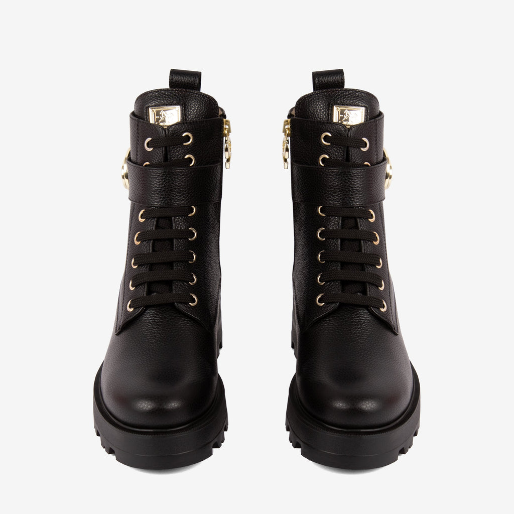 Signature CV Ankle Leather Boots