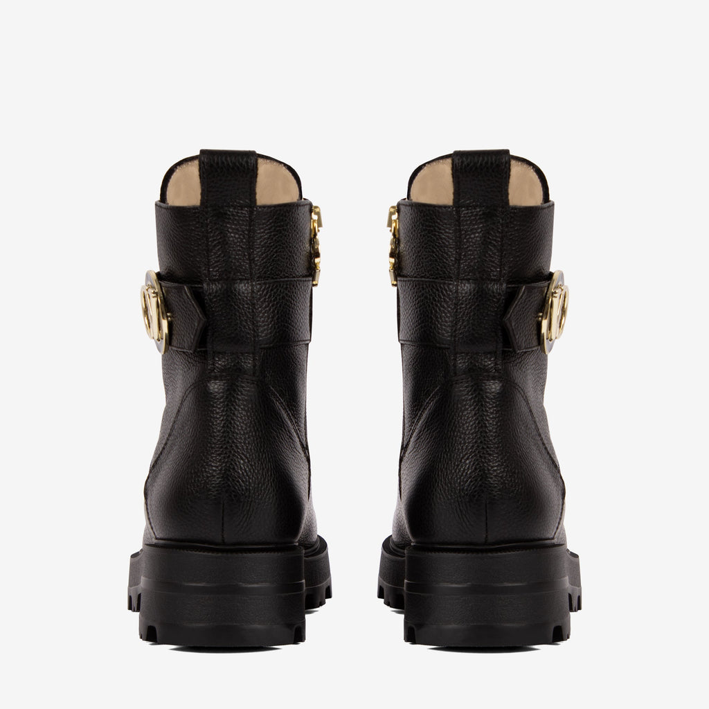Signature CV Ankle Leather Boots