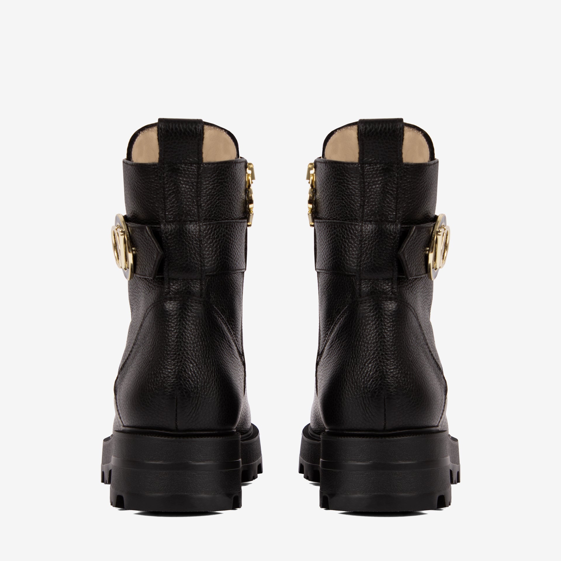Signature CV Ankle Leather Boots