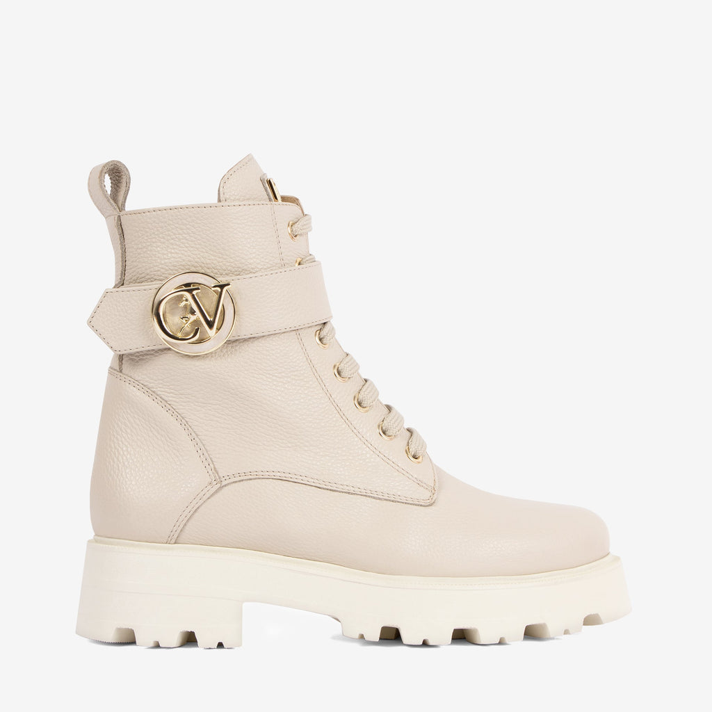 Signature CV Ankle Leather Boots