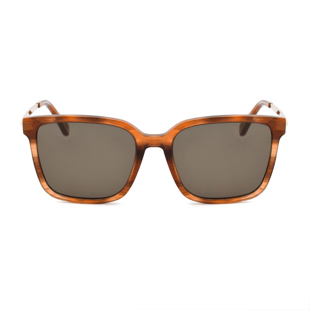 Lunettes de soleil en acétate marron Zadig &amp; Voltaire