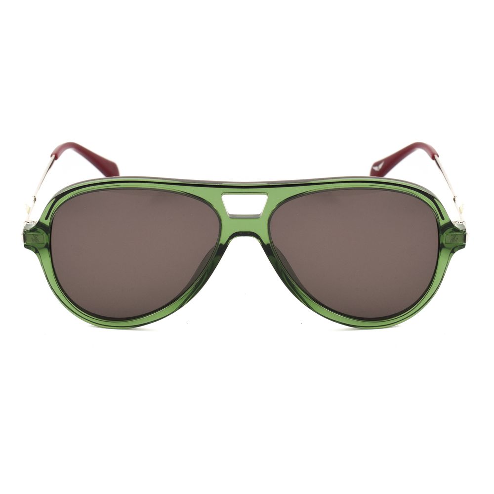 Lunettes de soleil en acétate vert Zadig &amp; Voltaire