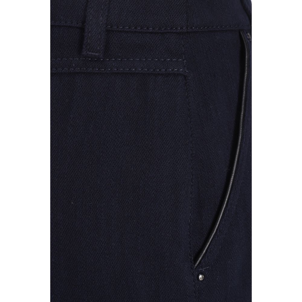 Jupe en coton bleu Giorgio Armani