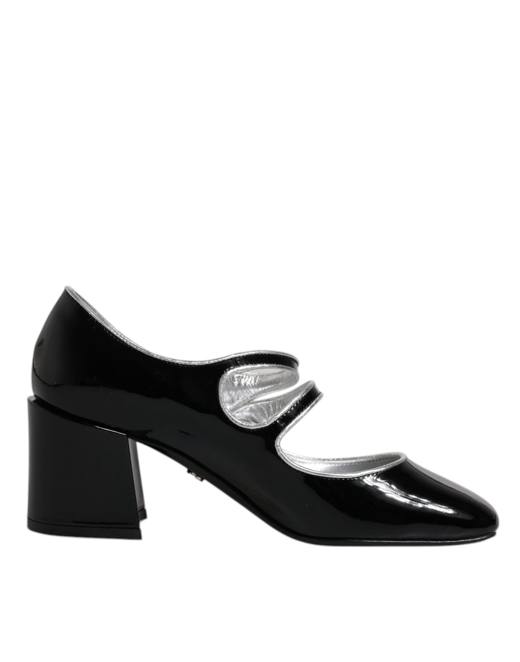 Escarpins Mary Jane en cuir verni noir et cristaux Dolce &amp; Gabbana