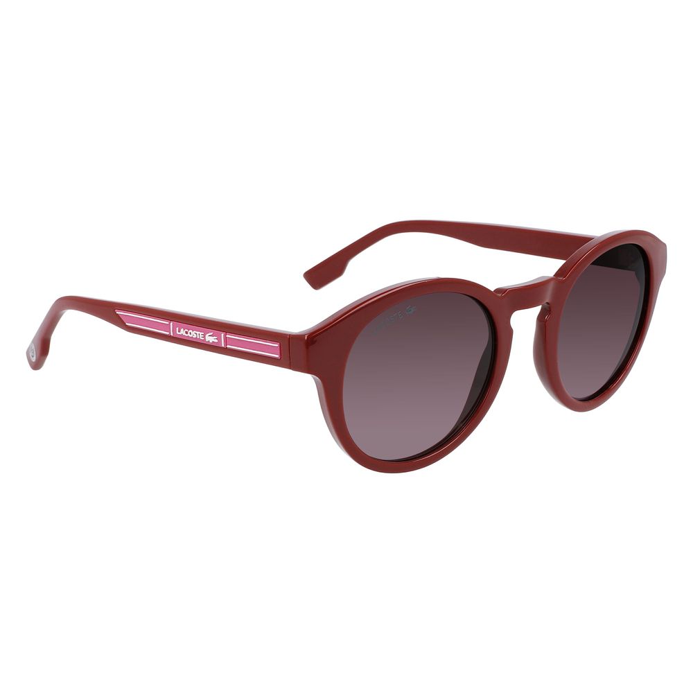 Lunettes de soleil injectées rouges Lacoste