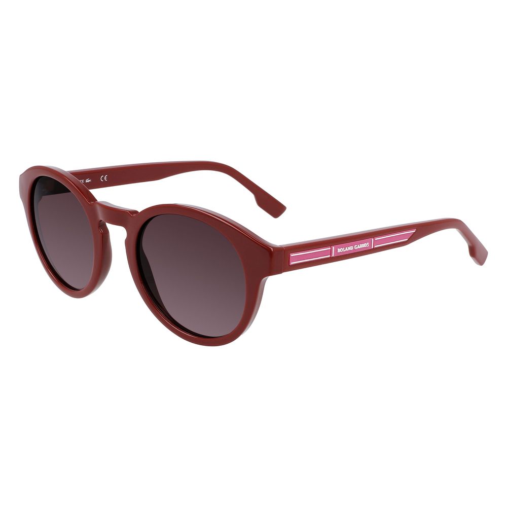 Lunettes de soleil injectées rouges Lacoste